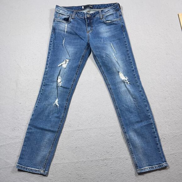 Kut‎ From The Kloth Catherine Boyfriend Jeans Women’s 6 Distressed Stretch - Picture 1 of 12